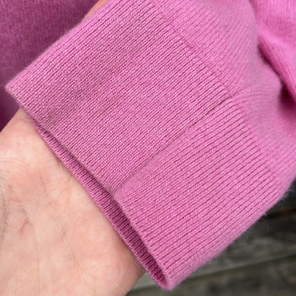 Ann Taylor Pink Cashmere Sweater Medium Petites - Picture 13 of 13